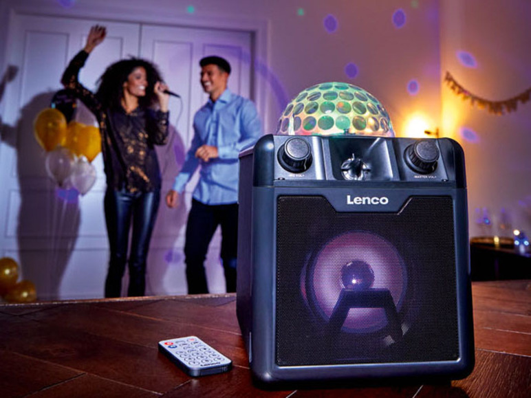 Prejsť na zobrazenie na celú obrazovku: Lenco Reproduktor s karaoke a diskoguľou BTC-050 – obrázok 3