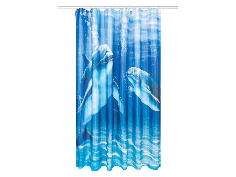 Prejsť na zobrazenie na celú obrazovku: LIVARNO home Sprchový záves s očkami, 180 x 200 cm – obrázok 2