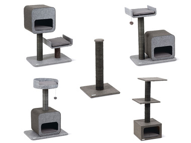 Karlie Škrabadlo pre mačky, sivé