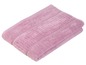 Ružový uterák zložený.