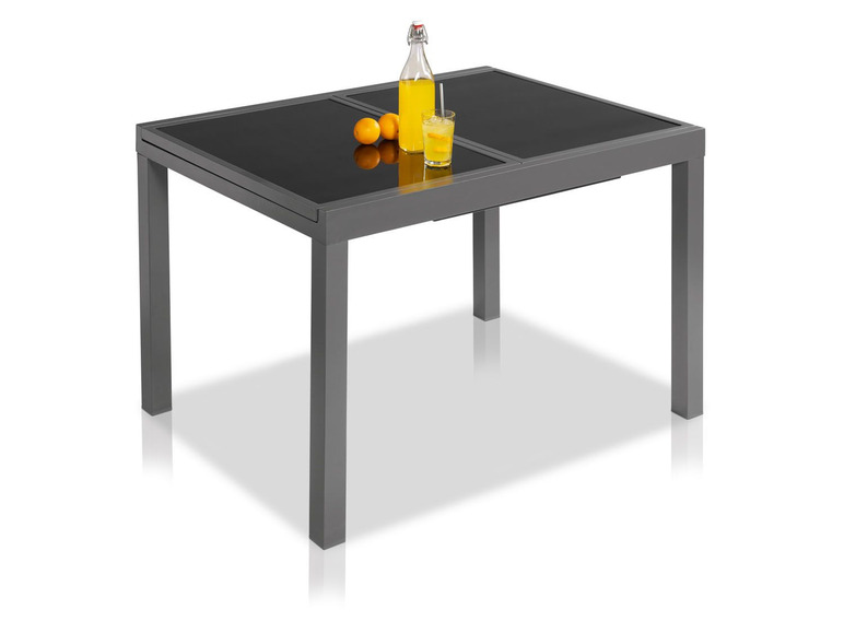 Prejsť na zobrazenie na celú obrazovku: florabest Rozkladací hliníkový stôl so sklenenou doskou ALU, antracitový – obrázok 7