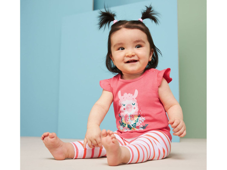 Prejsť na zobrazenie na celú obrazovku: lupilu Dievčenské legíny pre bábätká BIO, 2 kusy – obrázok 3