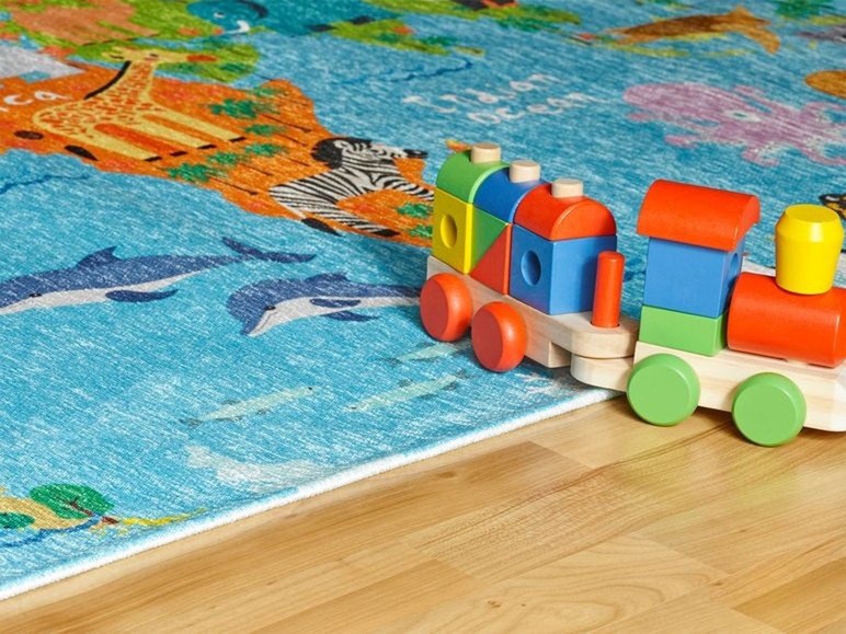 Prejsť na zobrazenie na celú obrazovku: Obsession Detský koberec Torino Kids 233 world map – obrázok 3