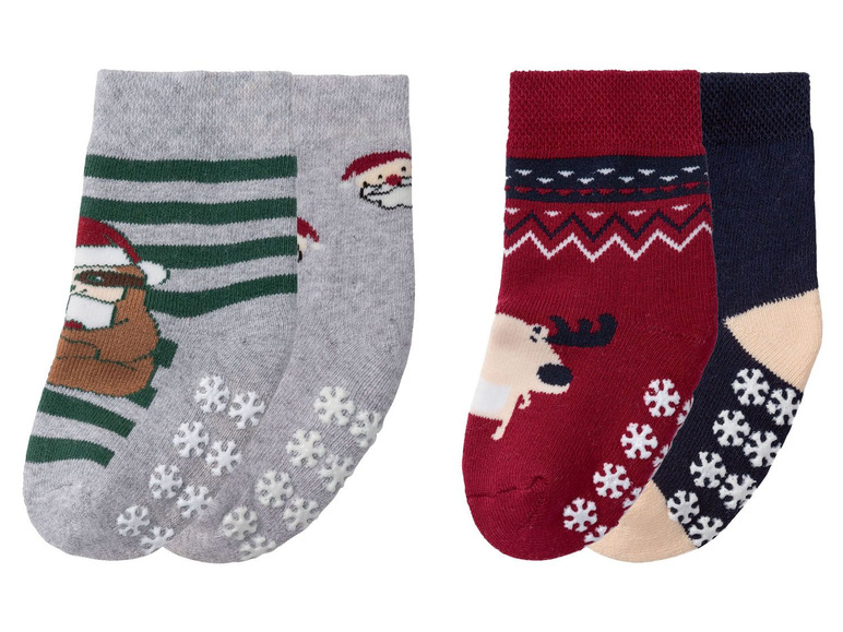 Prejsť na zobrazenie na celú obrazovku: lupilu® Chlapčenské vianočné termo ponožky, 2 páry – obrázok 1
