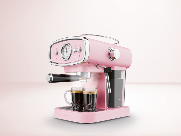 Prejsť na zobrazenie na celú obrazovku: SILVERCREST® KITCHEN TOOLS Espresso kávovar SEM 1050 A1, ružový – obrázok 2
