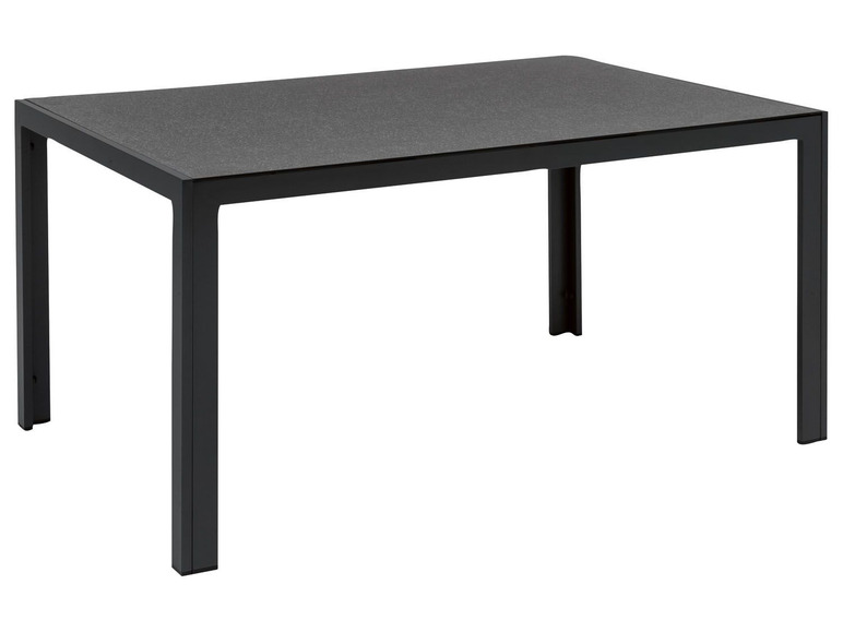 Prejsť na zobrazenie na celú obrazovku: florabest Hliníkový stôl so sklenenou doskou ALU, čierna – obrázok 1