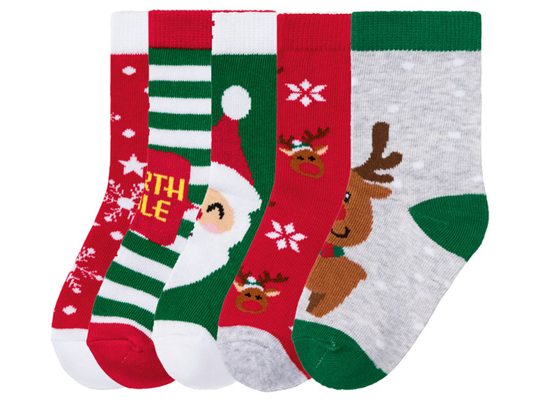 Prejsť na zobrazenie na celú obrazovku: pepperts!® Detské vianočné ponožky, 5 párov – obrázok 2