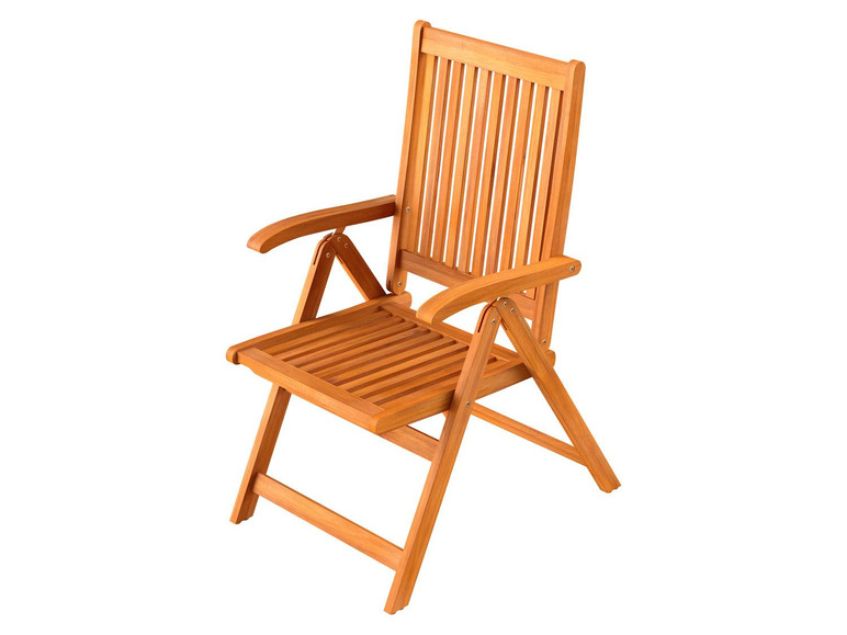 Prejsť na zobrazenie na celú obrazovku: FLORABEST® Polohovacia stolička z akáciového dreva – obrázok 6