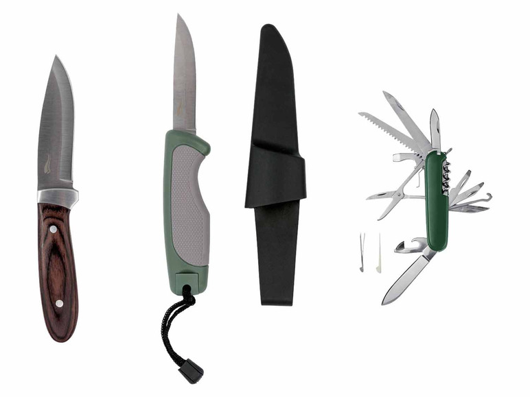 Prejsť na zobrazenie na celú obrazovku: CRIVIT Nôž s kresadlom / Multifunkčný nôž / Nôž so sponou na opasok – obrázok 1