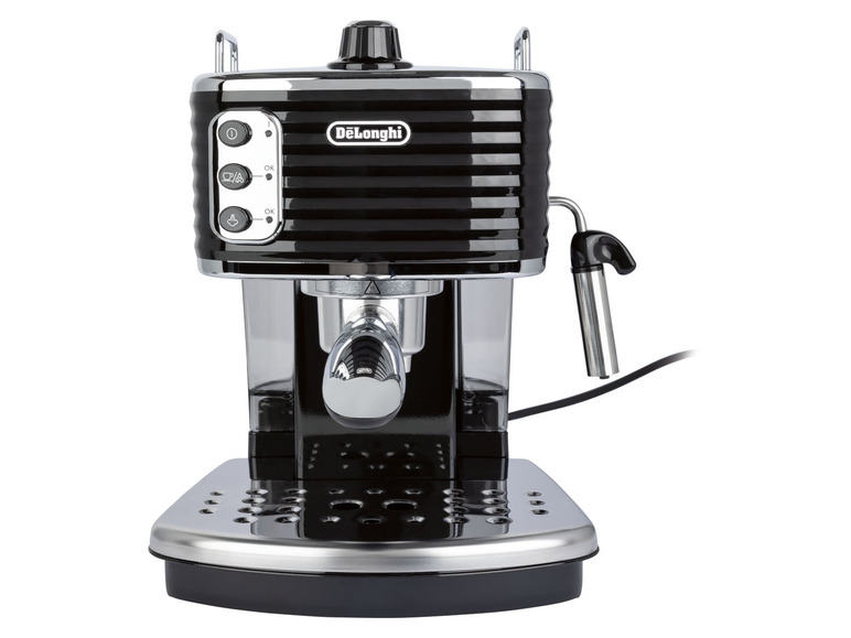 Prejsť na zobrazenie na celú obrazovku: Delonghi Espresso pákový kávovar Scultura SECZ351.BK – obrázok 2