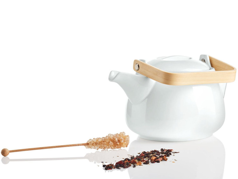 Prejsť na zobrazenie na celú obrazovku: ERNESTO® Kanvica na čaj z bambusu a porcelánu – obrázok 5