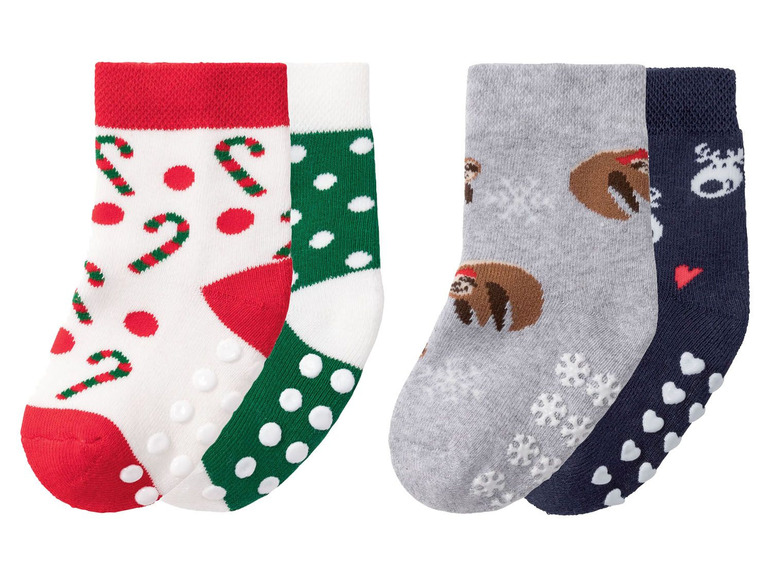 Prejsť na zobrazenie na celú obrazovku: lupilu® Dievčenské vianočné termo ponožky, 2 páry – obrázok 1