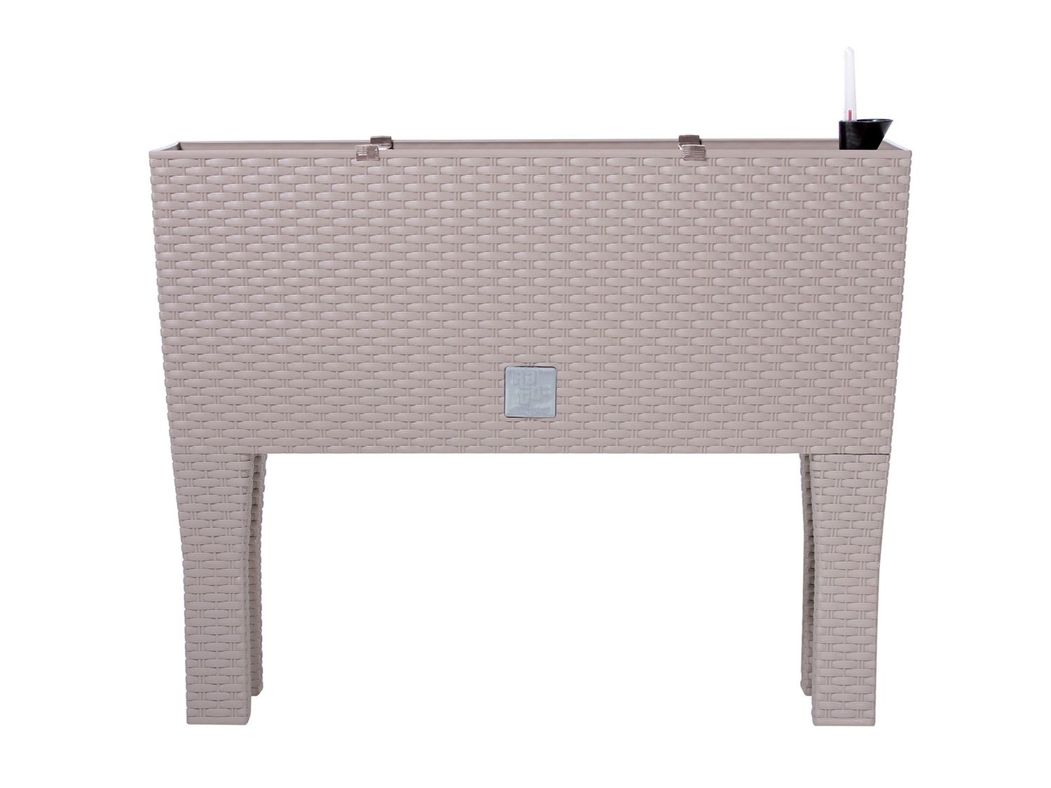 E-shop Prosperplast Truhlík so zavlažovacím systémom Rato Case High (kávová, 80 x 62 x 33 cm (Š x V x H))