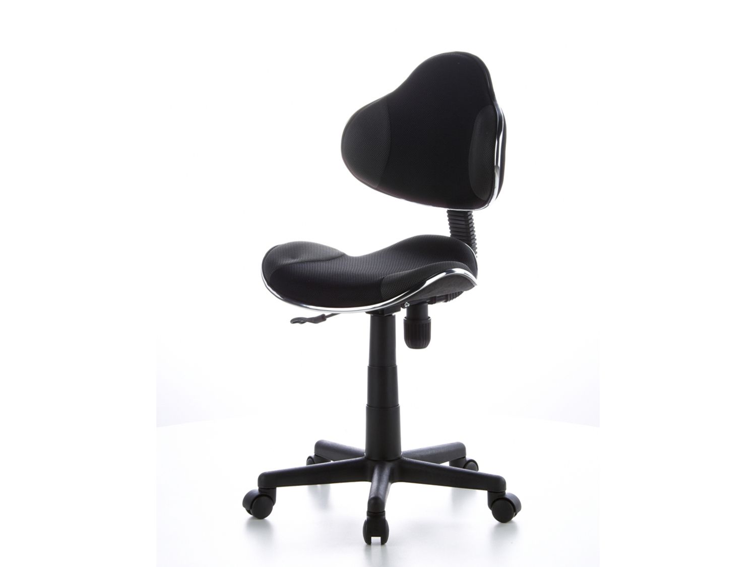 hjh OFFICE Detská stolička KIDDY GTI-2 (čierna/sivá)