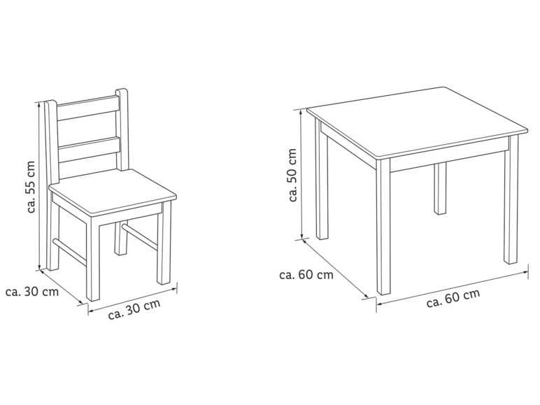 Prejsť na zobrazenie na celú obrazovku: LIVARNO home Detský stôl s 2 stoličkami – obrázok 8
