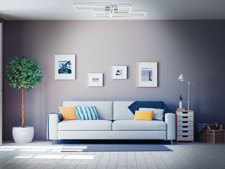 Prejsť na zobrazenie na celú obrazovku: Livarno Home Stropné LED svietidlo Zigbee Smart Home – obrázok 2