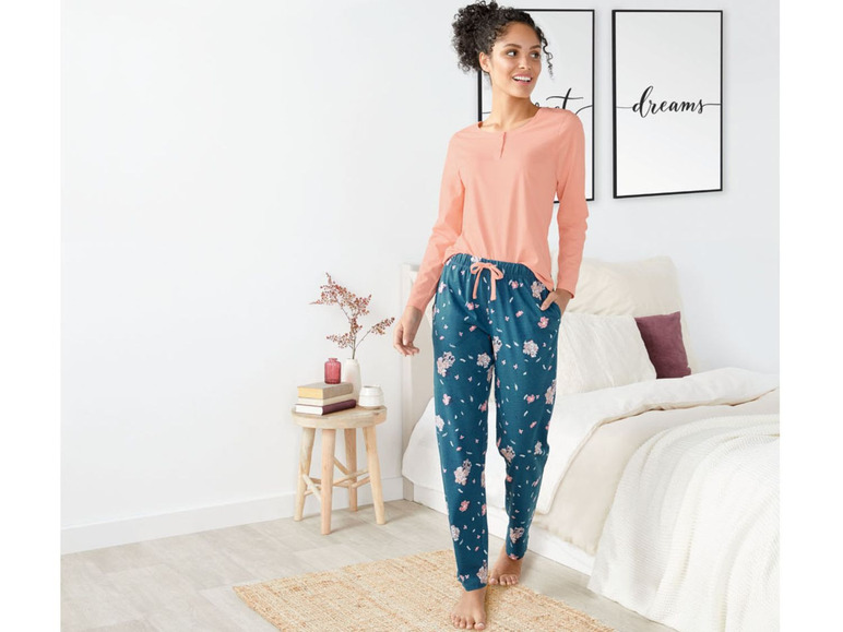 Prejsť na zobrazenie na celú obrazovku: ESMARA® Lingerie Dámske bavlnené dlhé pyžamo – obrázok 11