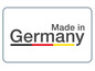 Logo s textom 'Made in Germany' a nemeckou vlajkou.