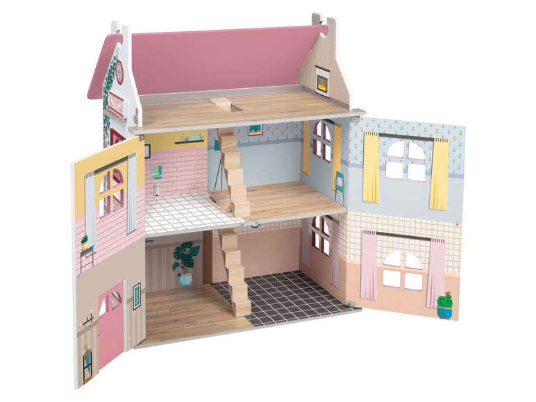 Prejsť na zobrazenie na celú obrazovku: PLAYTIVE® Drevený domček pre bábiky – obrázok 3