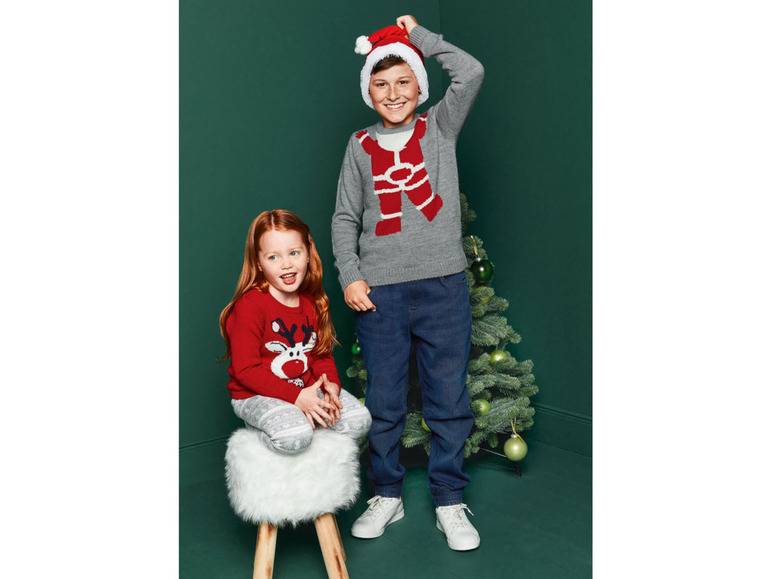 Prejsť na zobrazenie na celú obrazovku: lupilu Dievčenský vianočný pulóver s LED – obrázok 9