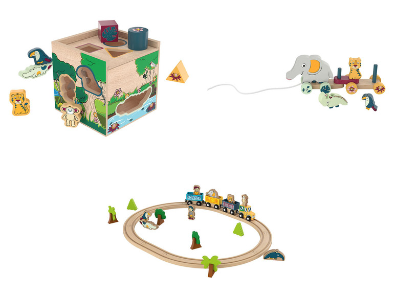 Prejsť na zobrazenie na celú obrazovku: Playtive Motorická drevená hračka – obrázok 1