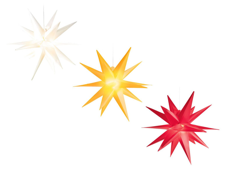 Prejsť na zobrazenie na celú obrazovku: Melinera LED svietiaca hviezda – obrázok 1