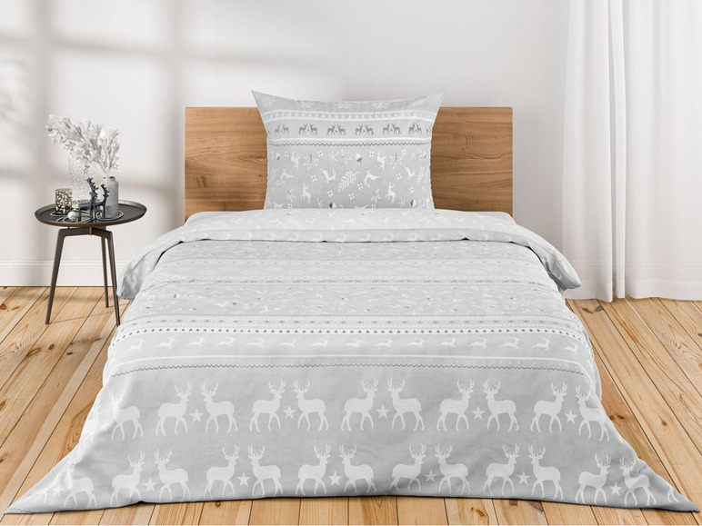 Prejsť na zobrazenie na celú obrazovku: MERADISO® Obojstranná bavlnená posteľná bielizeň z jemného flanelu, 140 x 200 cm – obrázok 7