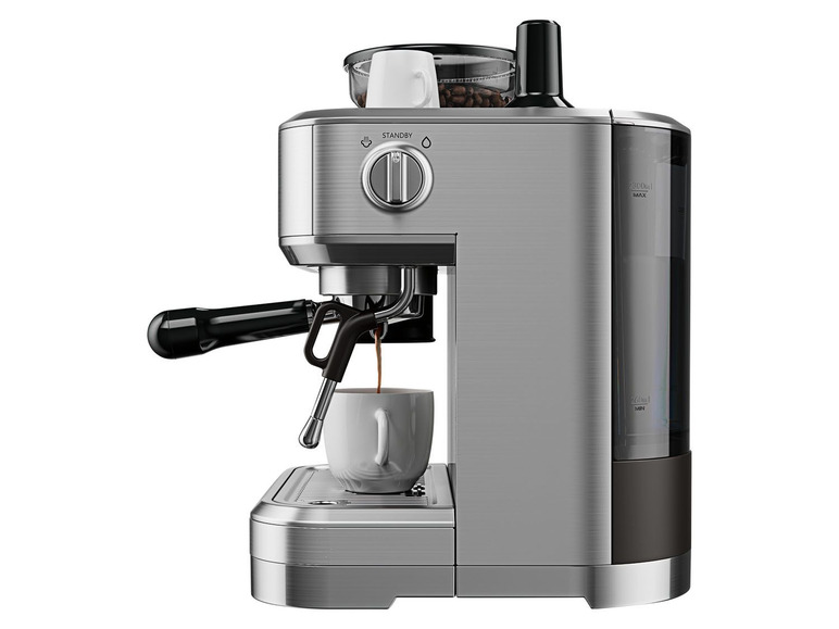 Prejsť na zobrazenie na celú obrazovku: SILVERCREST Profesionálny espresso kávovar s mlynčekom SSMP 1770 A – obrázok 5