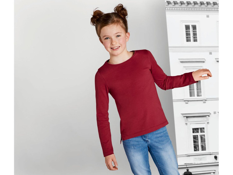 Prejsť na zobrazenie na celú obrazovku: pepperts!® Dievčenské bavlnené tričko s dlhým rukávom, 2 kusy – obrázok 8