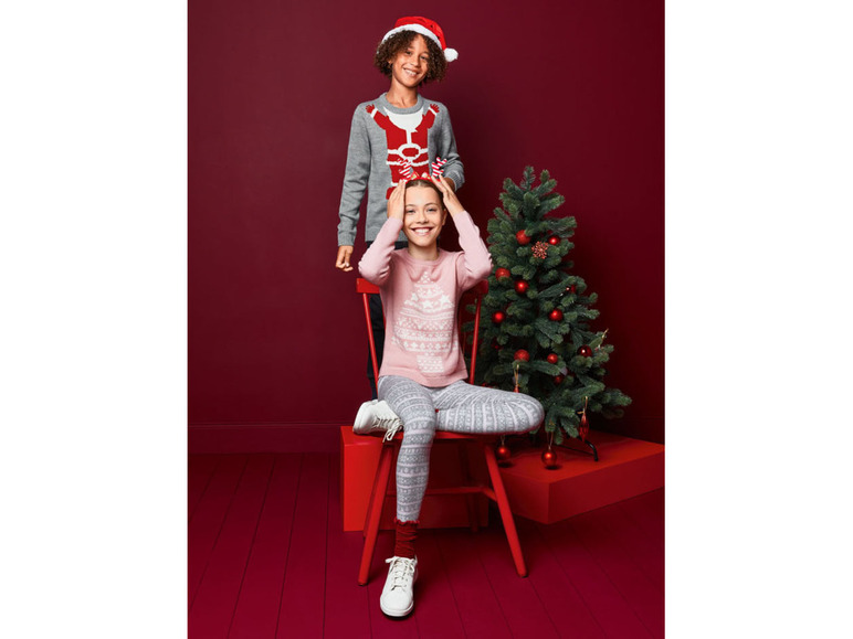 Prejsť na zobrazenie na celú obrazovku: pepperts!® Dievčenský vianočný pulóver s blikajúcimi LED svetielkami – obrázok 3