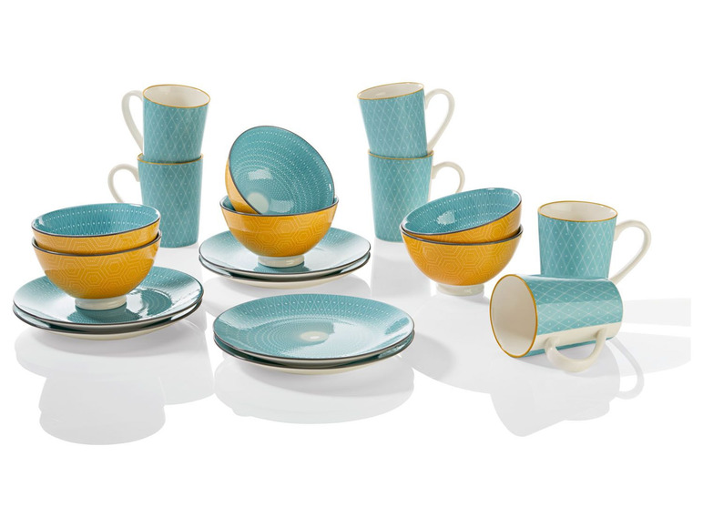 Prejsť na zobrazenie na celú obrazovku: ERNESTO® Súprava porcelánového kuchynského riadu, 18-dielna – obrázok 17