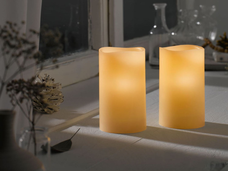 Prejsť na zobrazenie na celú obrazovku: MELINERA® LED sviečka z prírodného vosku, 2 kusy / 4 kusy – obrázok 11