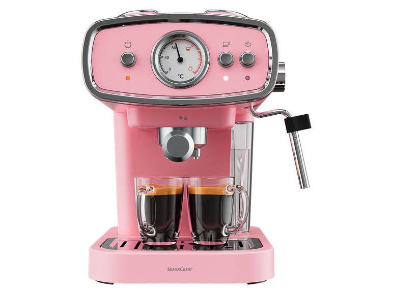 Prejsť na zobrazenie na celú obrazovku: SILVERCREST® KITCHEN TOOLS Espresso kávovar SEM 1050 A1, ružový – obrázok 1