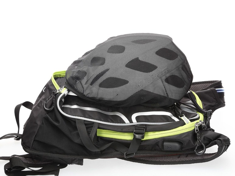 Prejsť na zobrazenie na celú obrazovku: Wheel Bee Cyklistický ruksak s LED svetlom Stelvio Black – obrázok 7