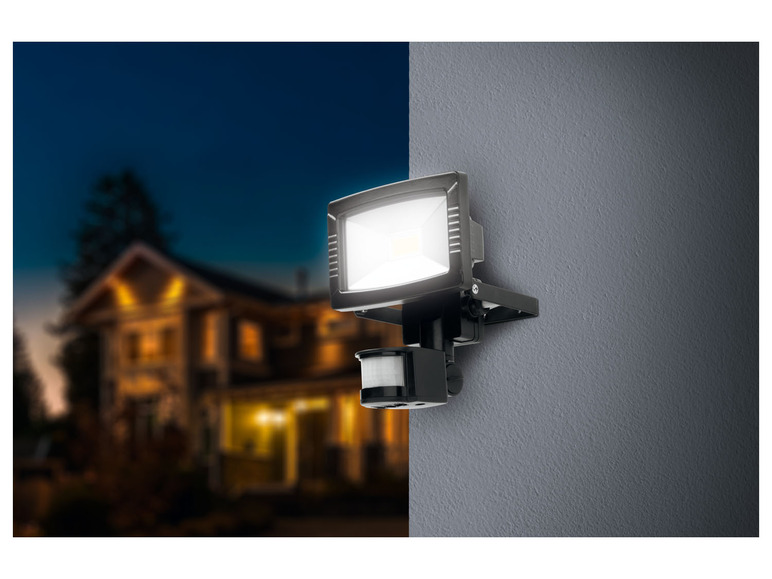 Prejsť na zobrazenie na celú obrazovku: LIVARNO home Vonkajšie LED svietidlo so senzorom pohybu, 22 W – obrázok 3