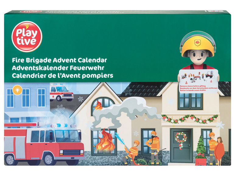 Playtive Adventný kalendár (hasiči)