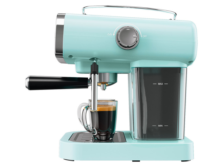 Prejsť na zobrazenie na celú obrazovku: SILVERCREST® KITCHEN TOOLS Espresso kávovar SEM 1050 A1, modrý – obrázok 3
