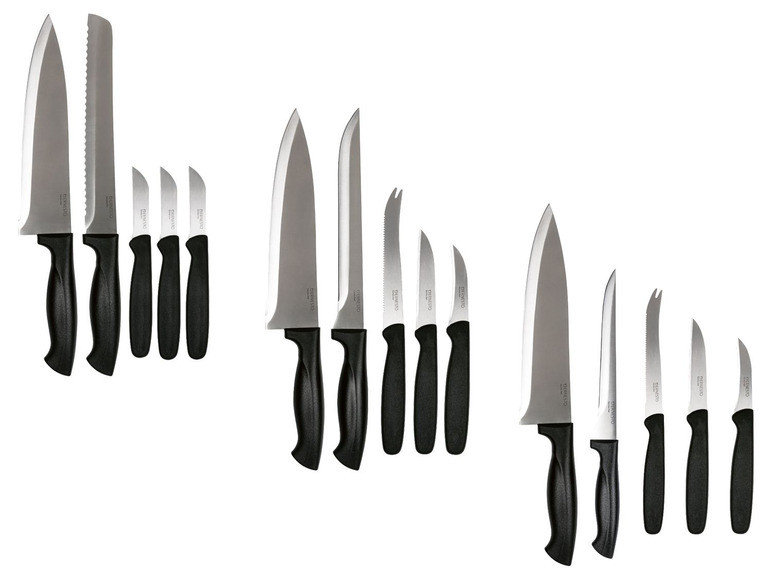 Prejsť na zobrazenie na celú obrazovku: ERNESTO® Súprava kuchynských nožov, 5-dielna – obrázok 1