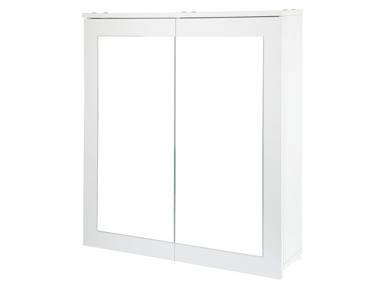 Prejsť na zobrazenie na celú obrazovku: LIVARNO home Skrinka so zrkadlom, biela – obrázok 1