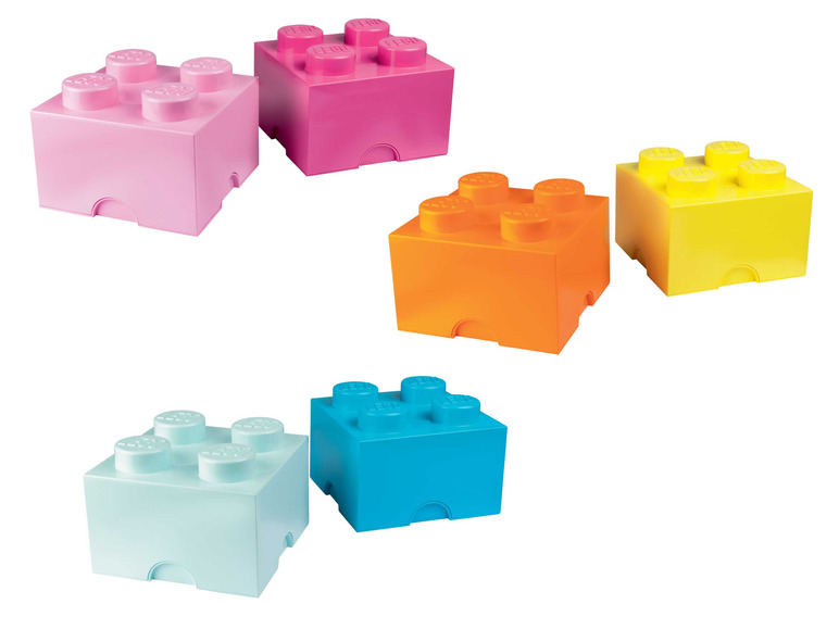 Prejsť na zobrazenie na celú obrazovku: LEGO Stohovateľný úložný box, 2 kusy – obrázok 1