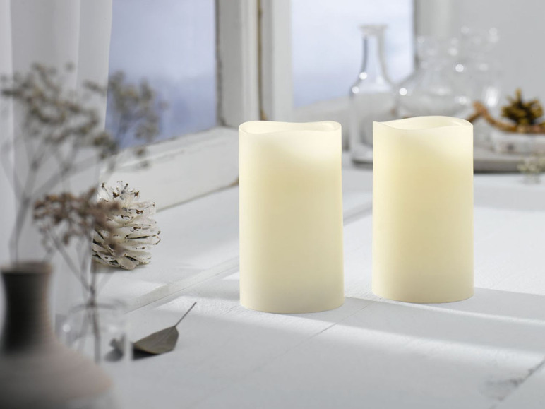 Prejsť na zobrazenie na celú obrazovku: MELINERA® LED sviečka z prírodného vosku, 2 kusy / 4 kusy – obrázok 10