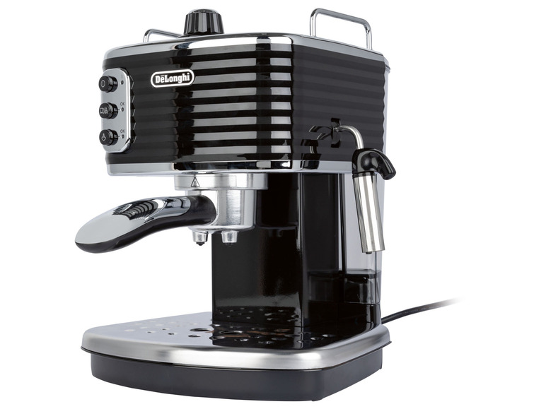 Prejsť na zobrazenie na celú obrazovku: Delonghi Espresso pákový kávovar Scultura SECZ351.BK – obrázok 3