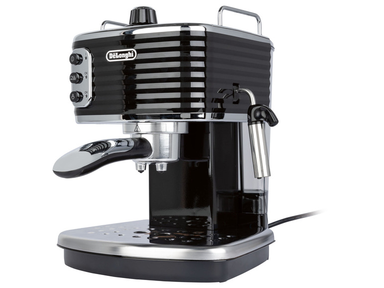 Prejsť na zobrazenie na celú obrazovku: Delonghi Espresso pákový kávovar Scultura SECZ351.BK – obrázok 2