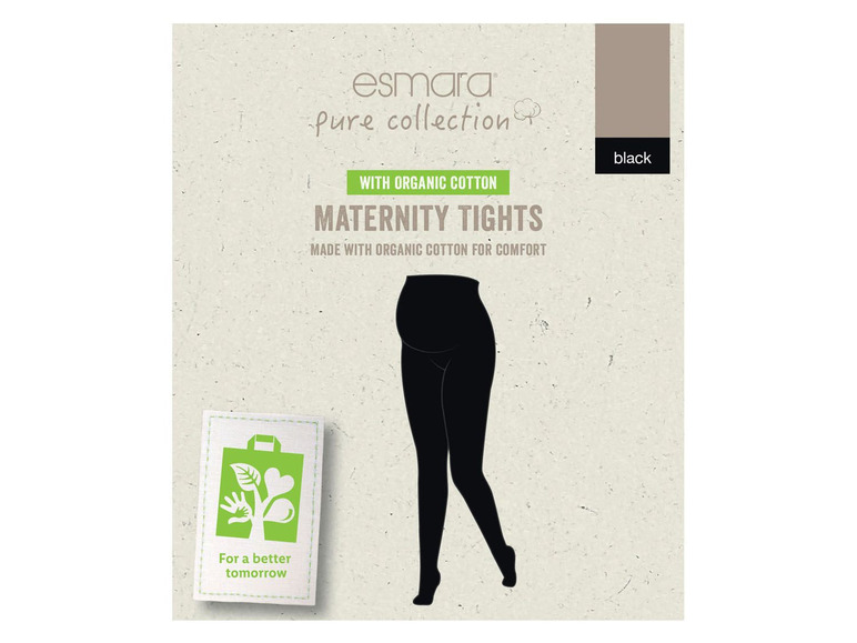 Prejsť na zobrazenie na celú obrazovku: ESMARA® Dámske tehotenské pančuchy z bavlny BIO – obrázok 2