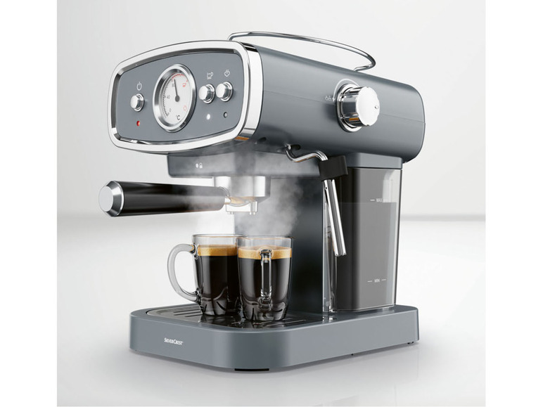 Prejsť na zobrazenie na celú obrazovku: Silvercrest Kitchen Tools Espresso kávovar SEM 1050 A1, antracitový – obrázok 6