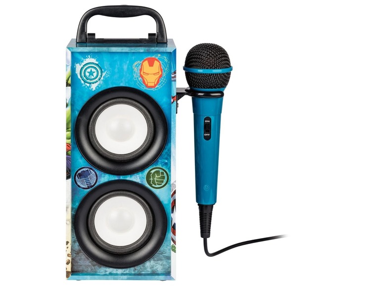 Prejsť na zobrazenie na celú obrazovku: LEXIBOOK Prenosný karaoke systém s mikrofónom – obrázok 7