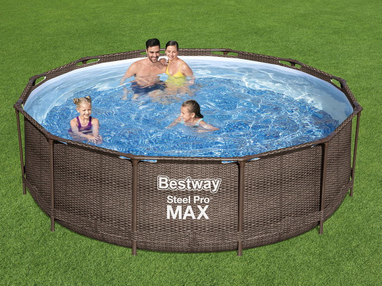 Prejsť na zobrazenie na celú obrazovku: Bestway Bazén Steel Pro Max™ DELUXE SERIES™, Ø 366 cm, s príslušenstvom – obrázok 4
