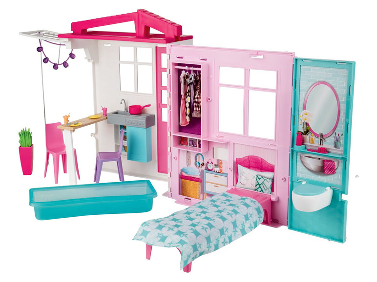 Prejsť na zobrazenie na celú obrazovku: Víkendový dom s nábytkom a bábikou Barbie – obrázok 5