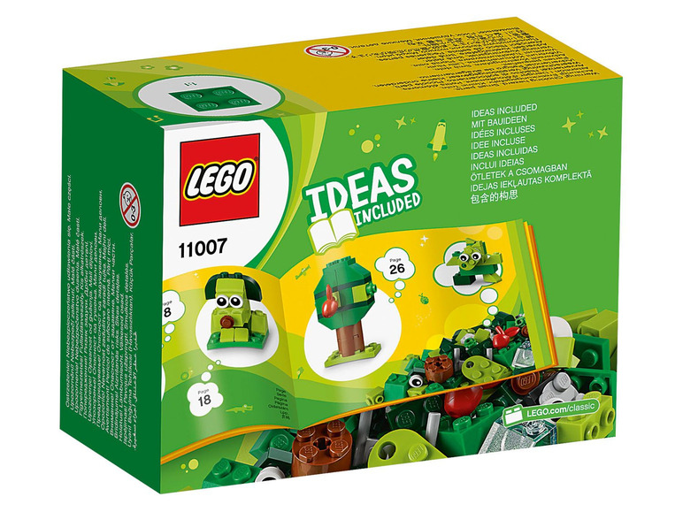 Prejsť na zobrazenie na celú obrazovku: LEGO® Classic 11007 Zelené kreatívne kocky – obrázok 2