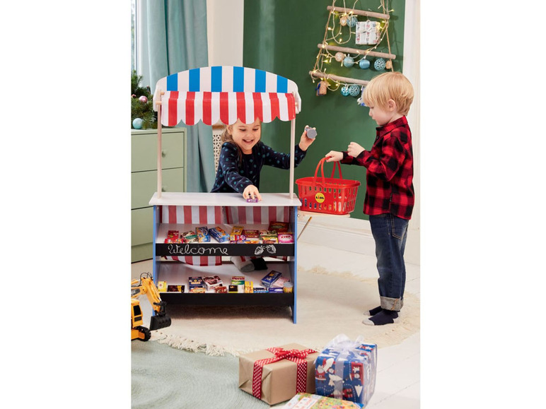 Prejsť na zobrazenie na celú obrazovku: Playtive Detský nákupný košík s výrobkami – obrázok 5